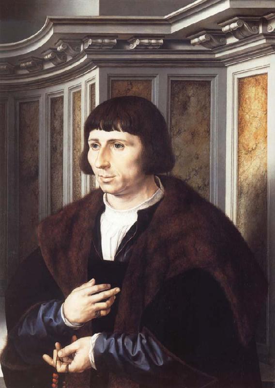 Jan Gossaert Mabuse Portrait of a Man with a Rosary